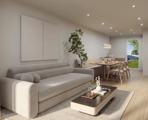 Hochwertige Eigentumswohnungen in Abtenau. Gartenwohnung, Wohnungen mit Balkon und Gartenanteil. Wohnoase im Grünen - Wohnung direkt vom Bauträger